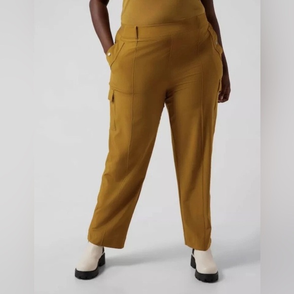 Athleta Vienna Cargo Pant Yellow Brass